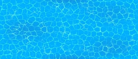 Abstract illustration of blue water ripples creating a mosaic texture. This vibrant design features interconnected patterns ideal for aquatic themes and backgrounds. vector