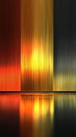 Vibrant metallic textures reflecting warm colors in a sleek abstract composition photo