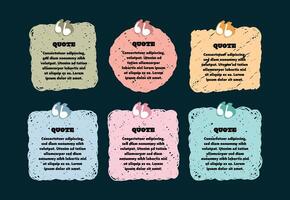 Cute colorful bubble design set perfect for displaying quotes or messages Ideal for creative social media education or playful graphic design projects vector