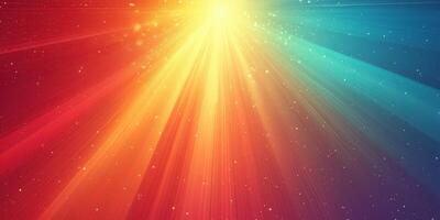 Vibrant burst of light and color radiating across the canvas in an abstract expression of energy and warmth photo