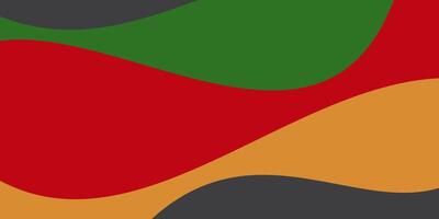 Juneteenth theme wavy abstract background, freedom day, annual holiday. Perfect for your design project template vector