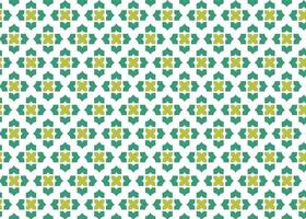 Cultural repeating motif with floral and geometric elements. vector