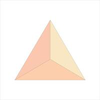 Abstract Geometric Composition with Circles and Triangles. vector