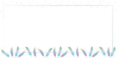 Frame design with fantastic gradient feather. copy space in the middle. vector