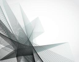 Abstract line structure background vector