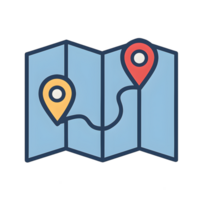 Exploring transparent background maps for navigation urban city digital graphics informative insights png