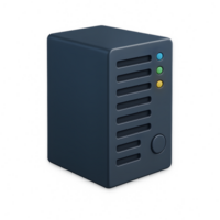 Transparent background server device in modern technology environment functional context digital innovation png
