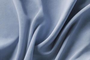 Blue denim fabric cloth background. photo