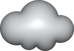 dark cloud shape 3d, clouds icon, emoji cloud for message social png