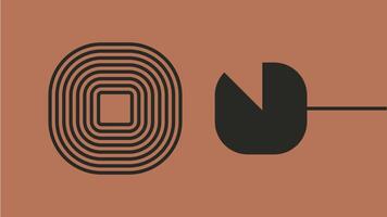 Geometric Line Frame Triangle Background vector