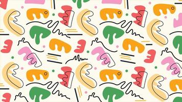 Dynamic Colorful Scribble Design Background vector