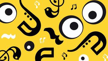 Jazz Music Abstract Elements Background vector