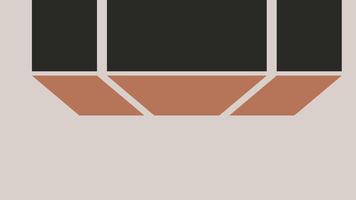 Blocky 3D Minimal Isometric Background vector