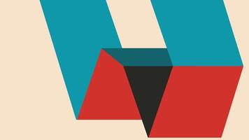 Overlapping Abstract Blocks Background vector