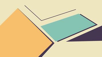Minimalist Abstract Design with Layered Cubes vector