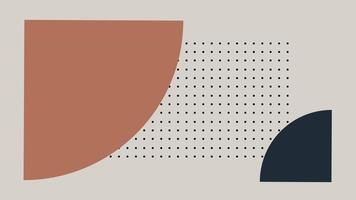 Minimal Abstract Design with Bold Arcs vector