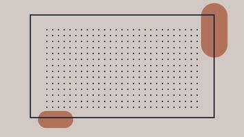 Minimal Abstract Layout with Dotted Grid vector