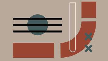 Muted Abstract Graphic with Lines Background vector