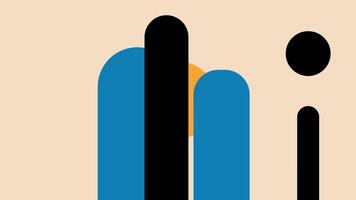 Color Block Vertical Composition Background vector