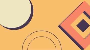Modern Geometric Art with Overlapping Squares vector
