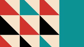 Modern Triangular Geometric Art with Bold vector