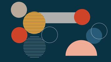 Colorful Abstract Geometric Layout Background vector