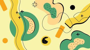 Abstract Artwork Linear Motifs Background vector