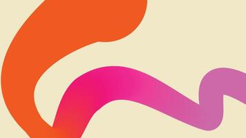 Modern Color Strokes on Light Beige Background vector