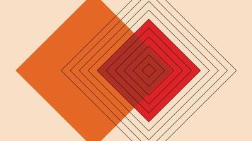 Red Diamond Layers Abstract Art Background vector