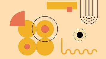Geometric Composition Modern Abstract vector