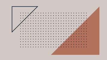 Minimal Abstract Artwork with Triangular Forms vector