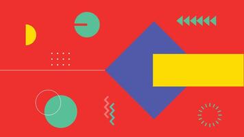 Abstract Geometry Motion Background vector