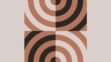 Dual Concentric Geometric Layout Background vector
