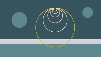 Minimal Abstract Geometric Circles and Lines vector