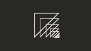 Minimal Abstract Squares and Arcs Background vector
