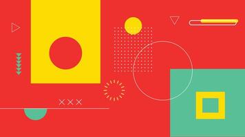 Minimal Abstract Geometric Shapes vector