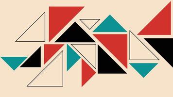 Abstract Triangular Geometric Background vector