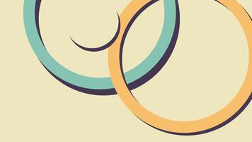 Abstract Cubes and Surfaces in Perspective vector