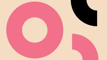Minimal Abstract Circle Composition Background vector