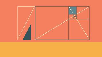 Modern Minimalist Geometric Artwork with Rectangle vector