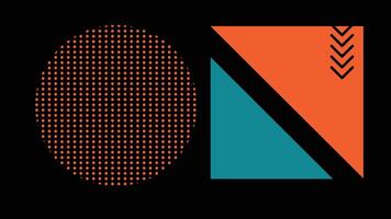 Modern Abstract Geometry Cirle Background vector