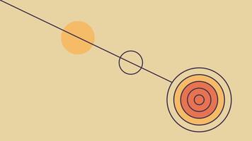 Minimal Abstract Geometric Design with Concentric vector
