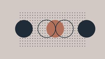 Minimal Abstract Circles with Grid and Overlapping vector