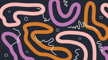 Dynamic Abstract Swirls with Arrows Background vector