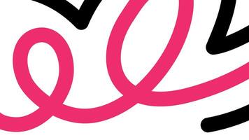 Playful Loop Composition on White Background vector