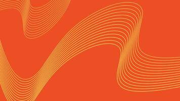 Abstract Orange With Flowing Yellow Background vector