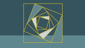 Creative Abstract Geometric Artwork with Dynamic vector