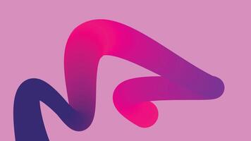 Gradient Brush Stroke on Pink Background vector