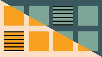 Color Block Abstract Grid Background vector