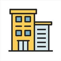 Building icon design vector